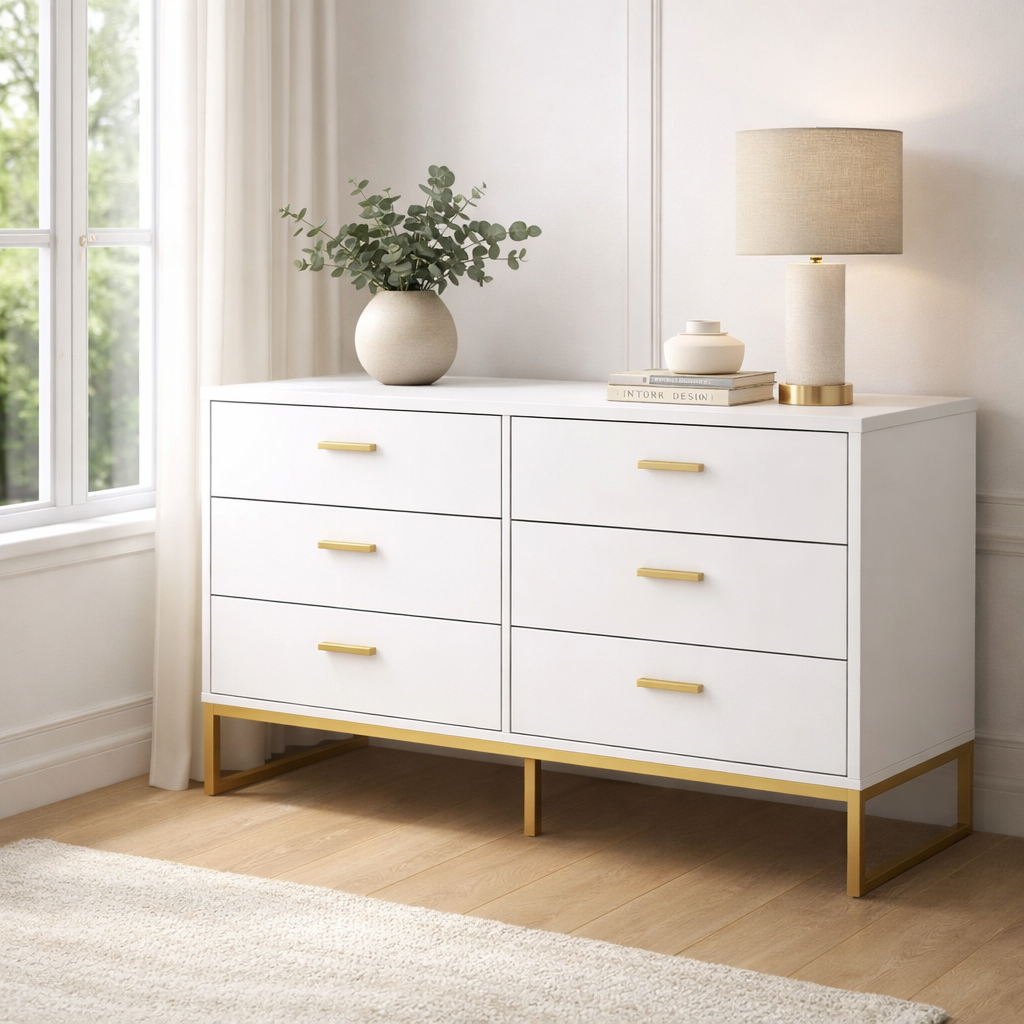 Socalle Modern Six Drawer Dresser