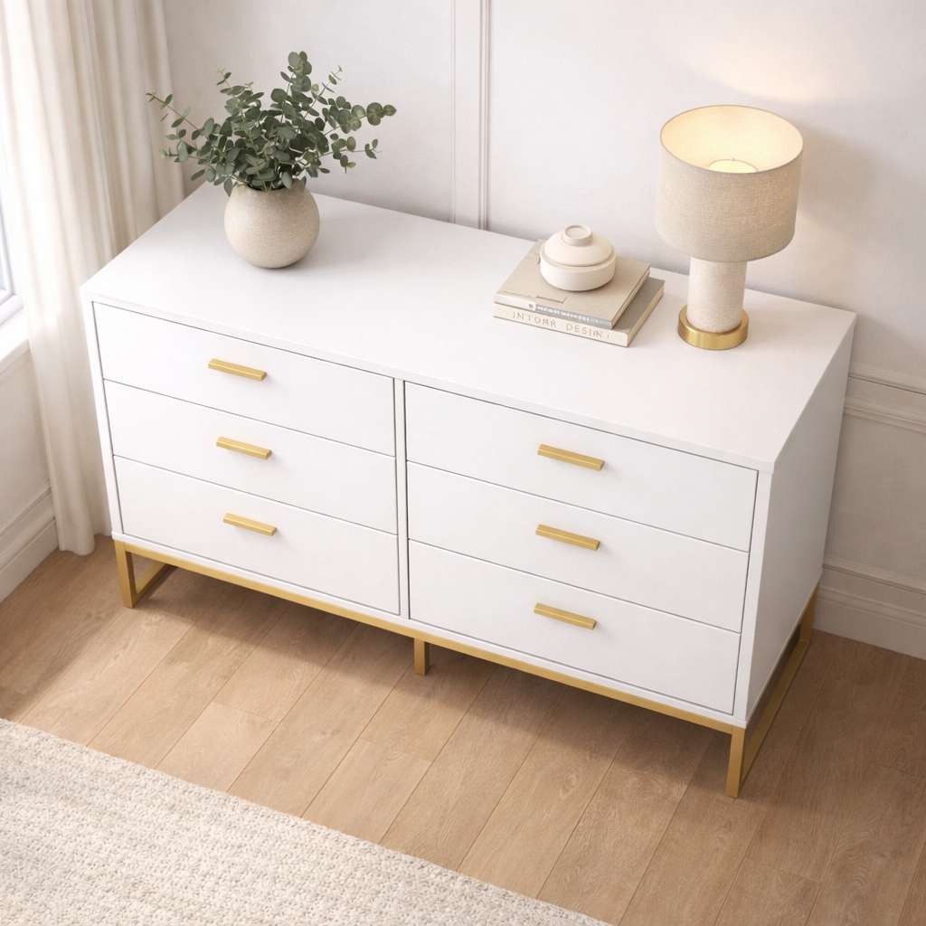 Socalle Modern Six Drawer Dresser