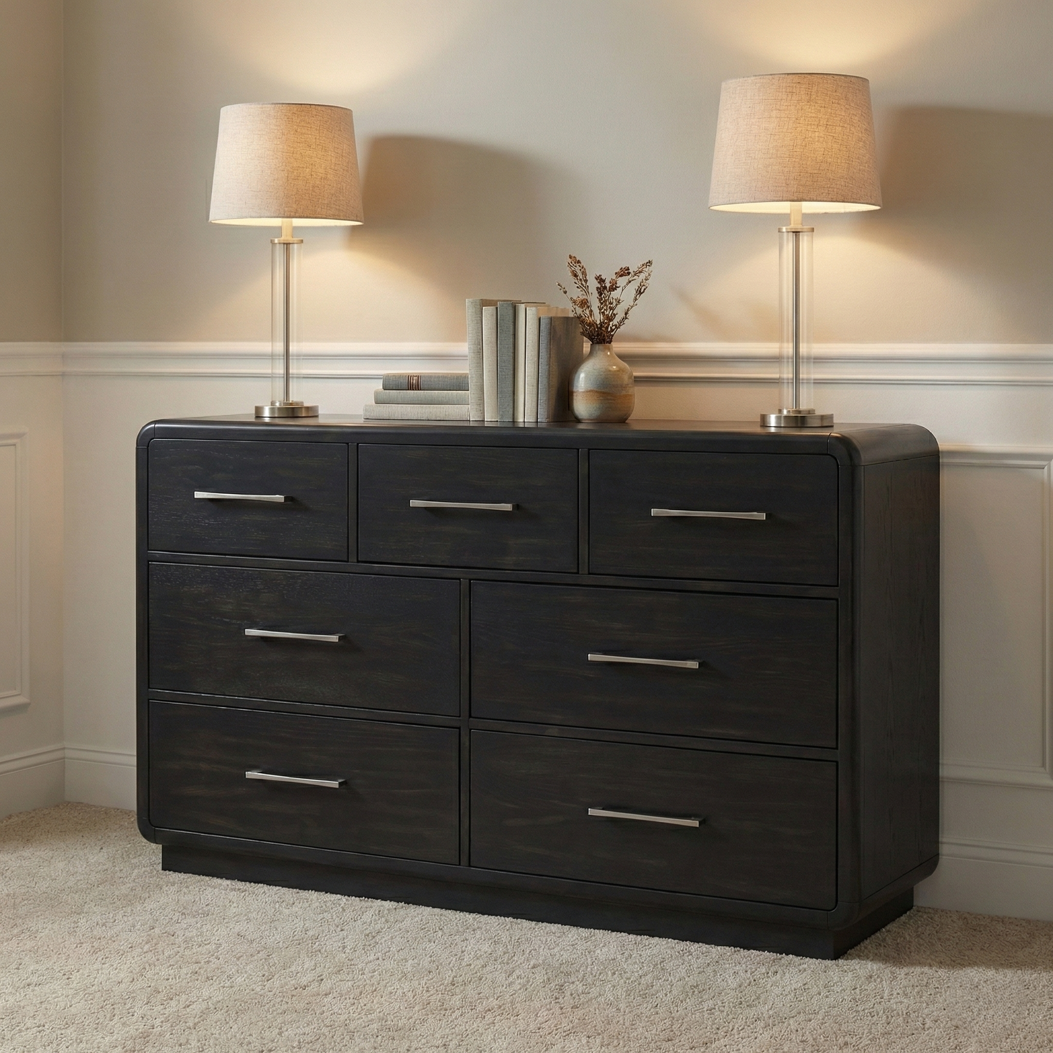 Rowanbeck Modern 7 Drawer Dresser