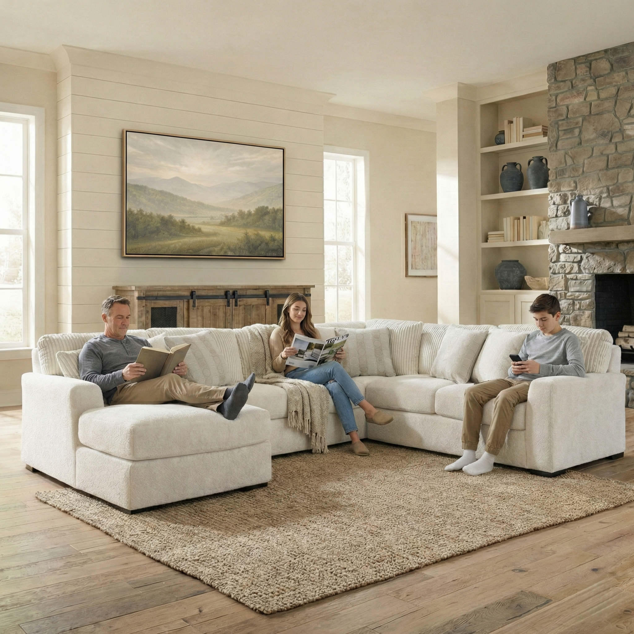 Chessington 4-Piece Sectional with Chaise