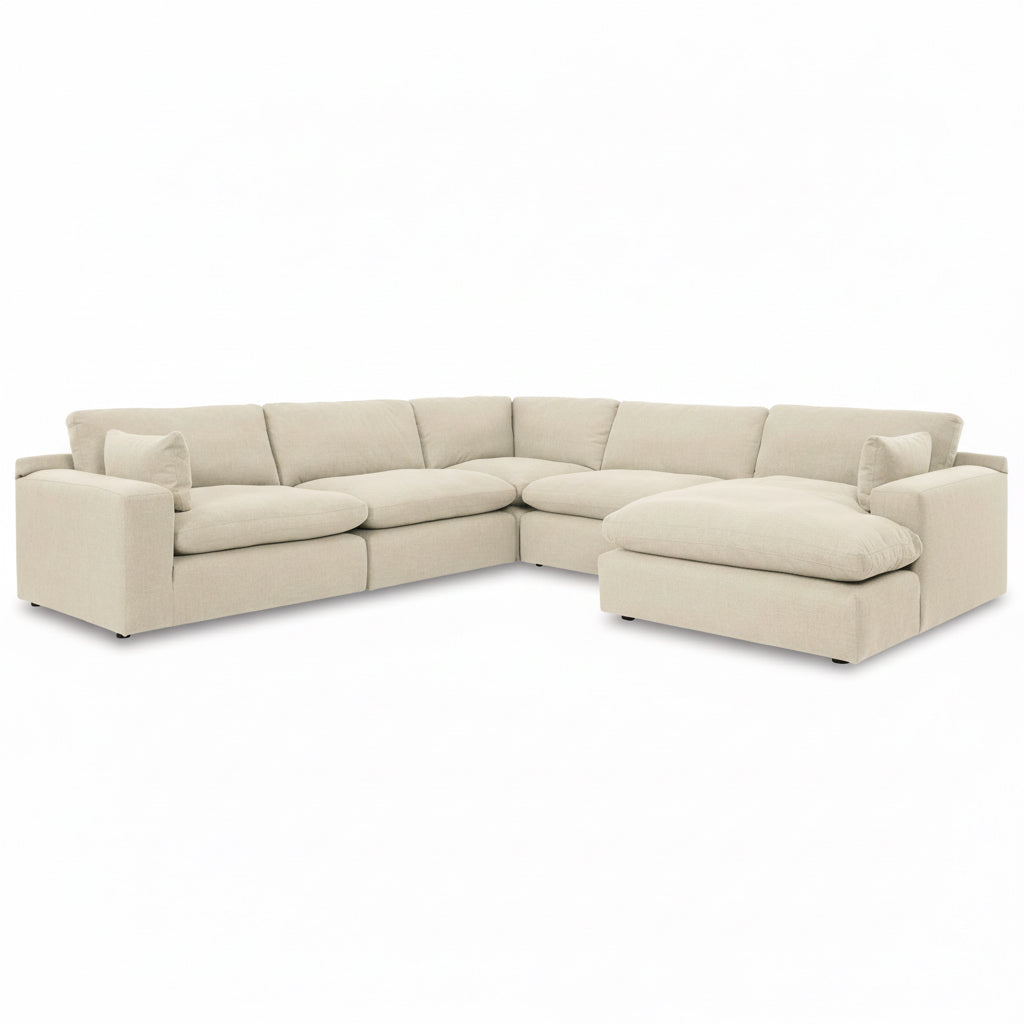 Elyza 5-Piece Sectional with Chaise