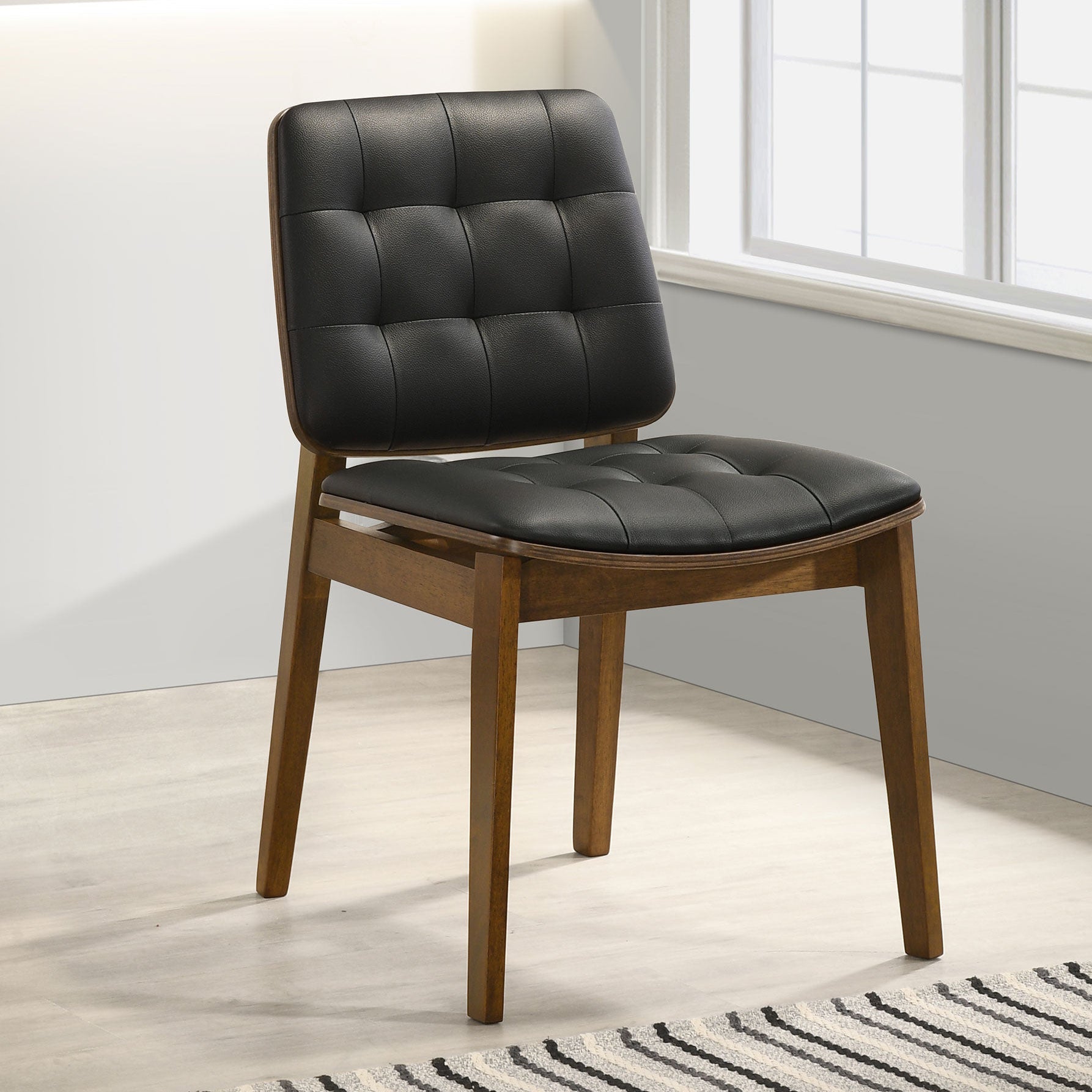 Redbridge Upholstered Dining Side Chair Walnut (Set of 2)