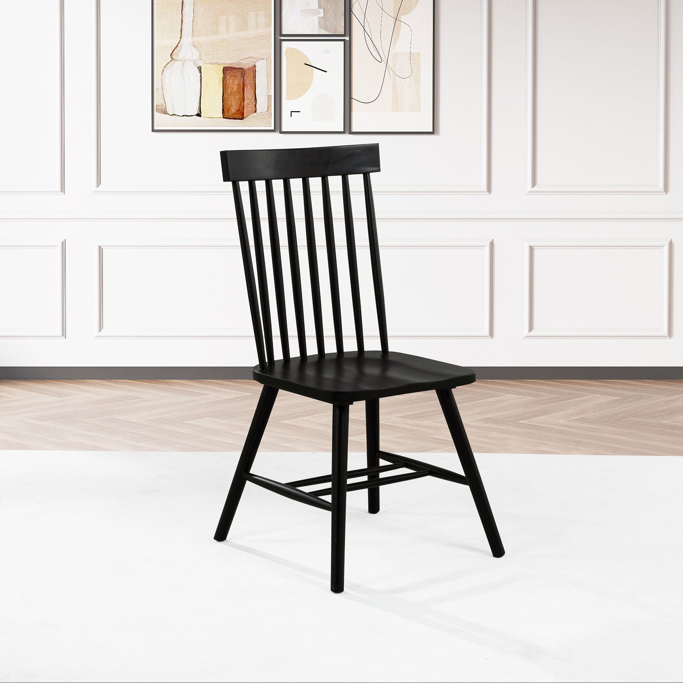 Andrews Windsor Spindle Back Dining Side Chair