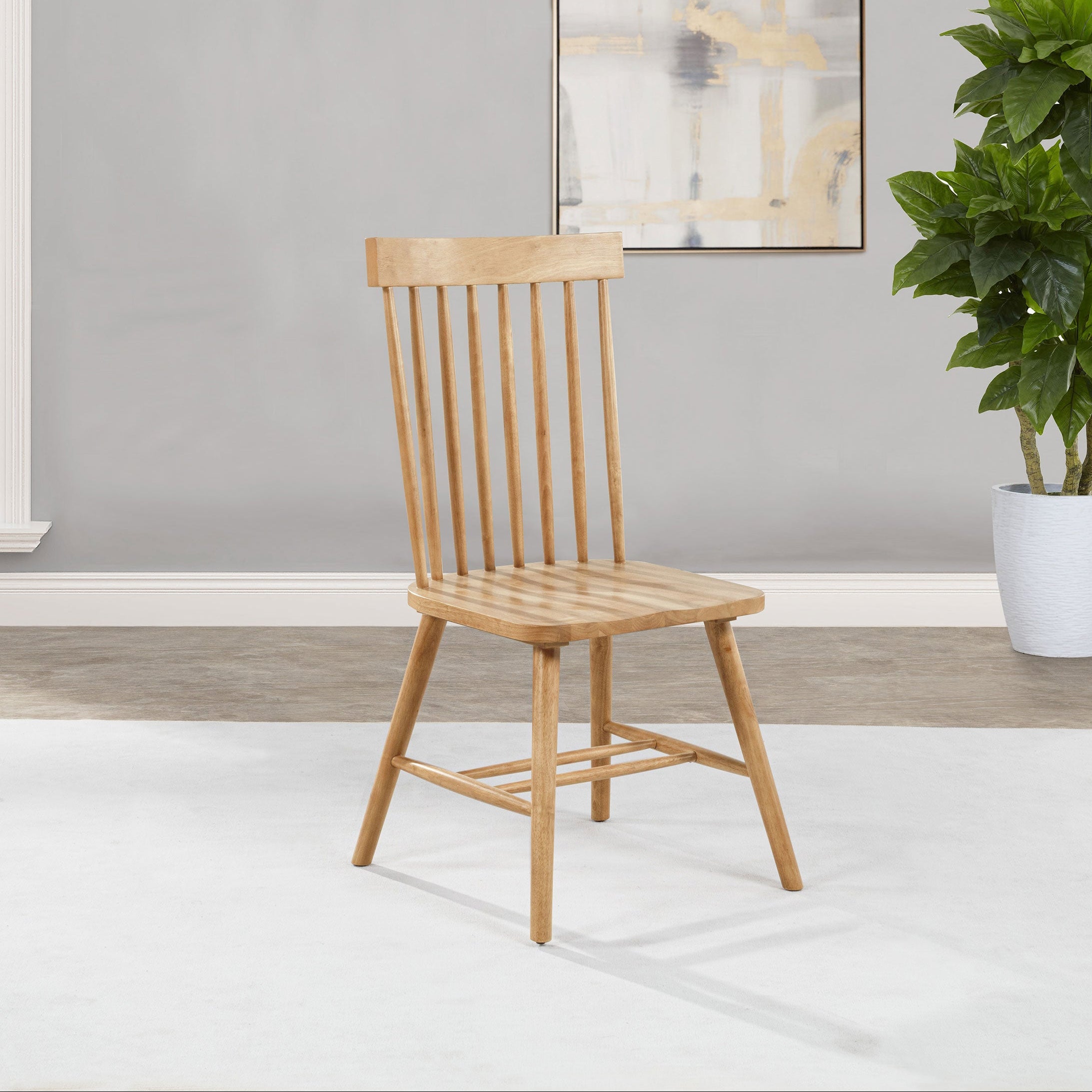 Andrews Windsor Spindle Back Dining Side Chair
