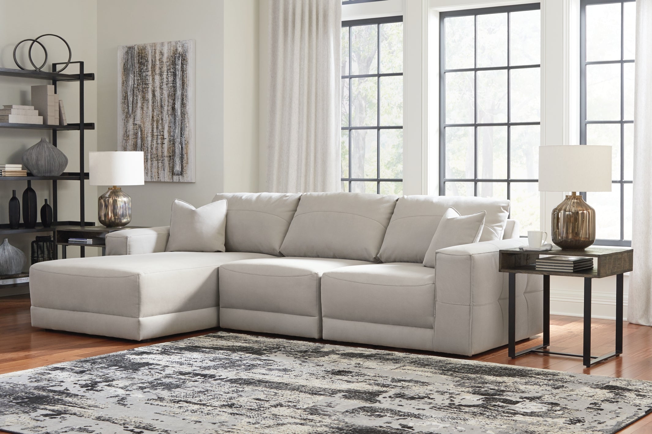 Next-Gen Gaucho 3-Piece Sectional with Chaise - Gray