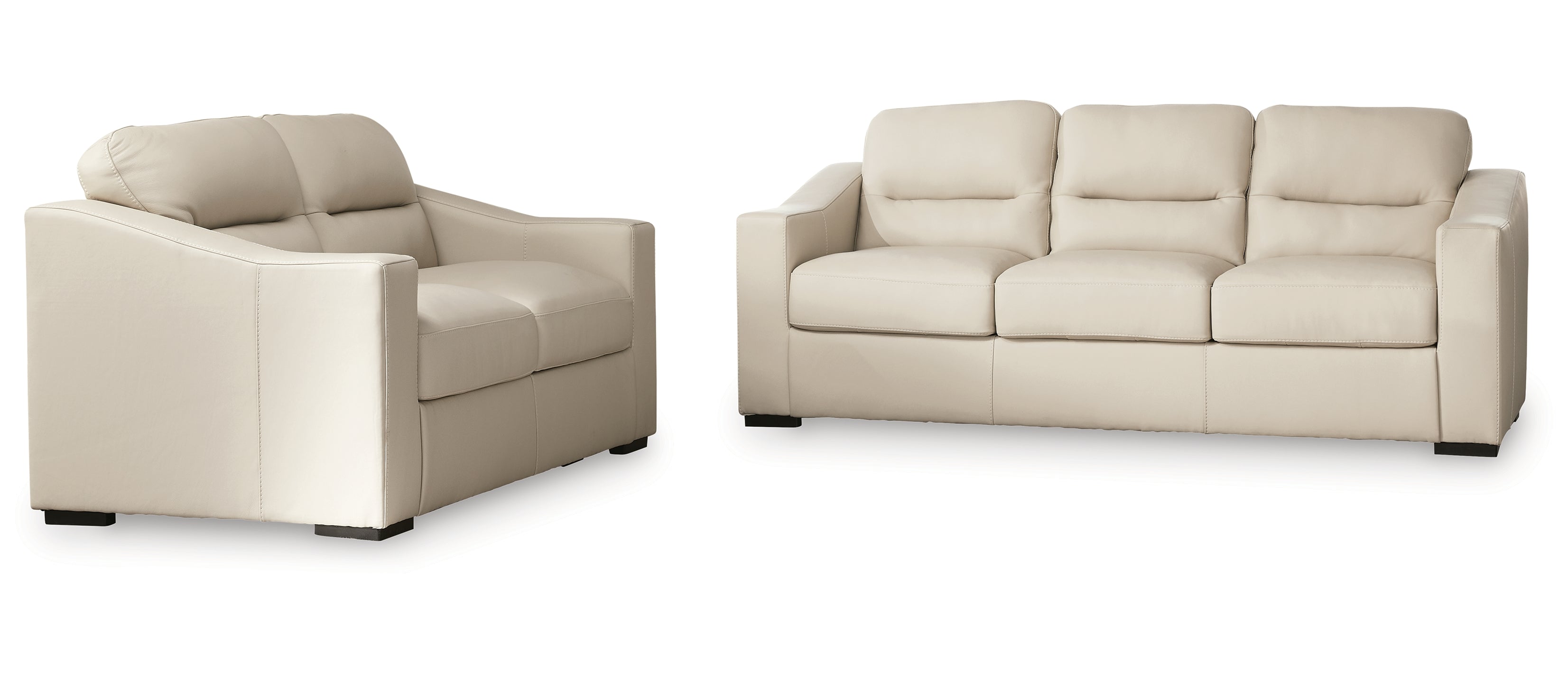 Treasure Trove Sofa and Loveseat - Natural