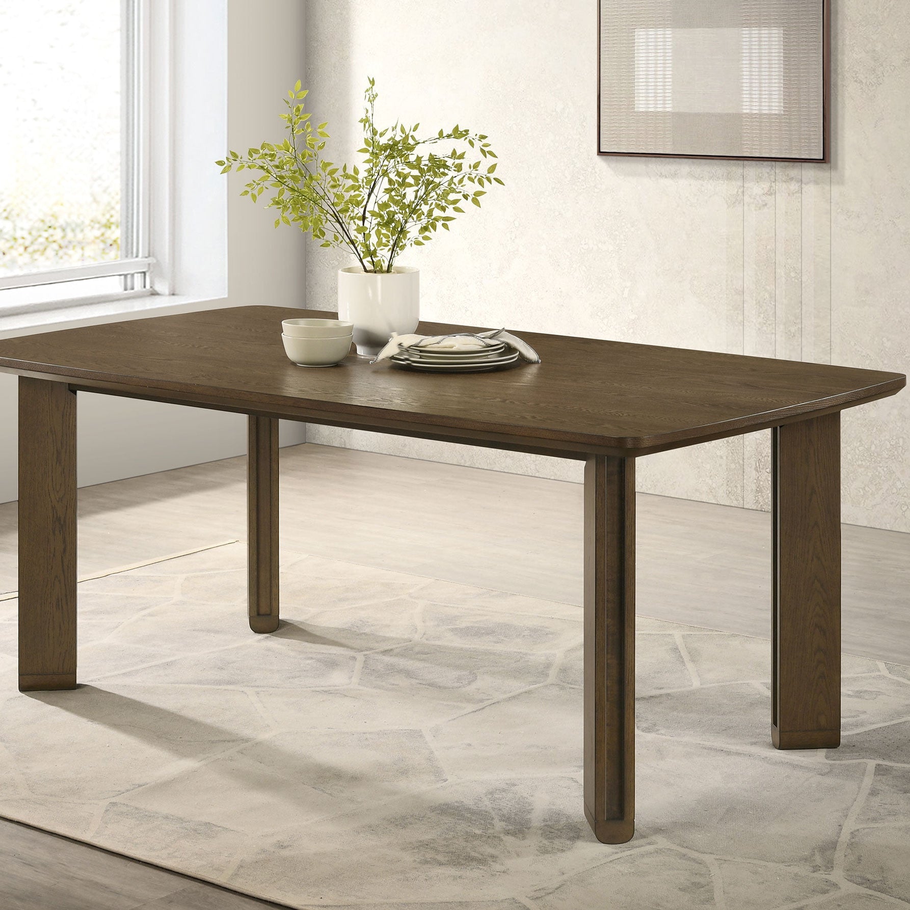 Ottowa 71-inch Rectangular Wood Dining Table Brown