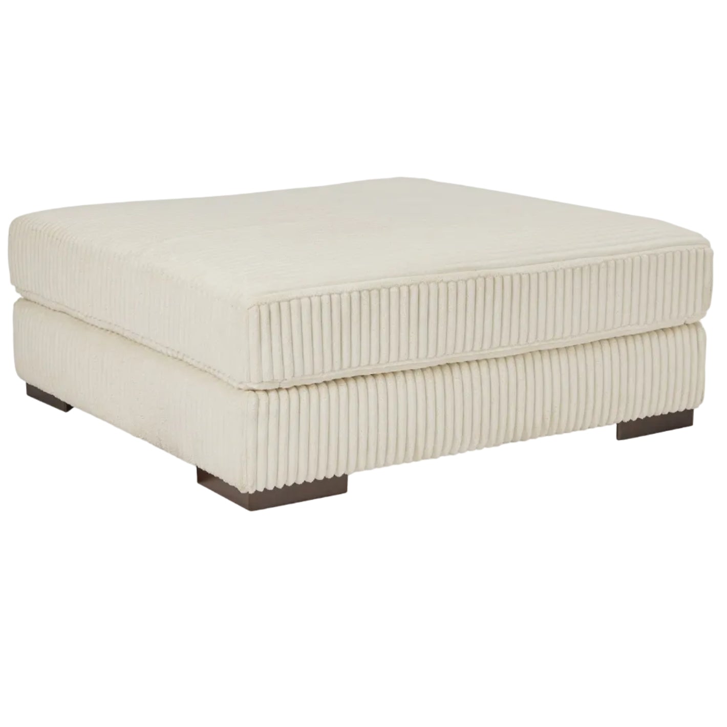 Lindyn Oversized Accent Ottoman - Ivory