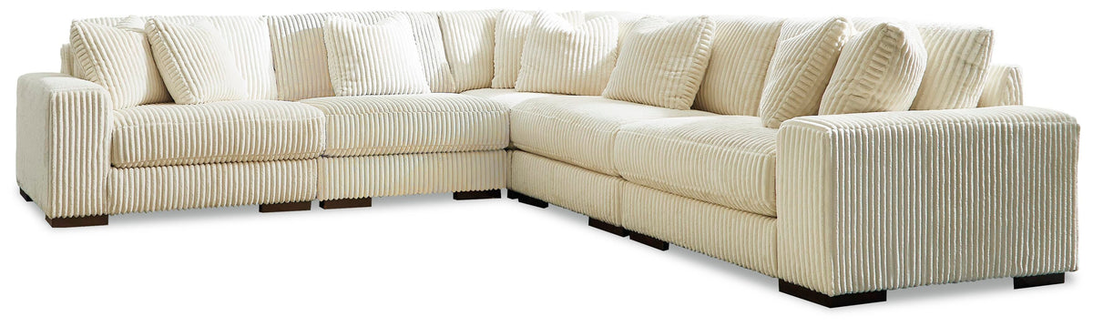 Lindyn 5-Piece Sectional - Ivory