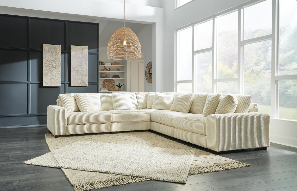 Lindyn 5-Piece Sectional - Ivory