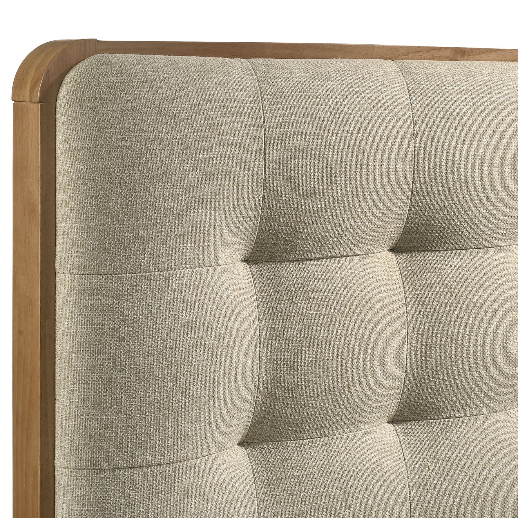 Robyn Wood California King Platform Bed Light Ash