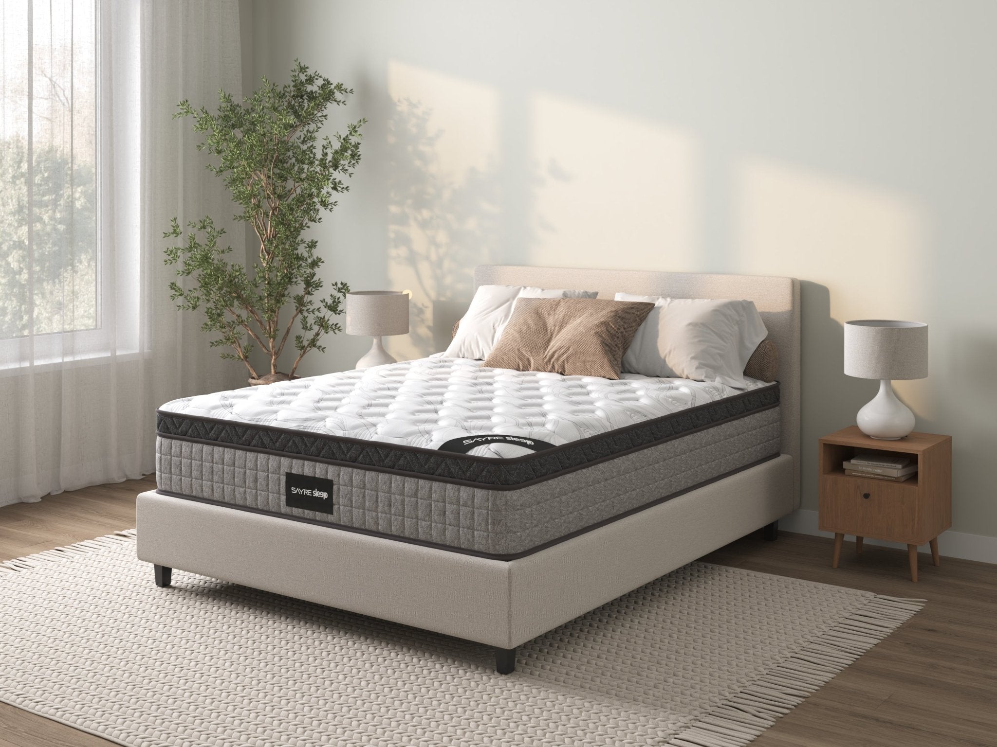 10" Full Hybrid Mattress Gel Memory Foam - MidinMod Houston Tx Mid Century Furniture Store - Mattress 5