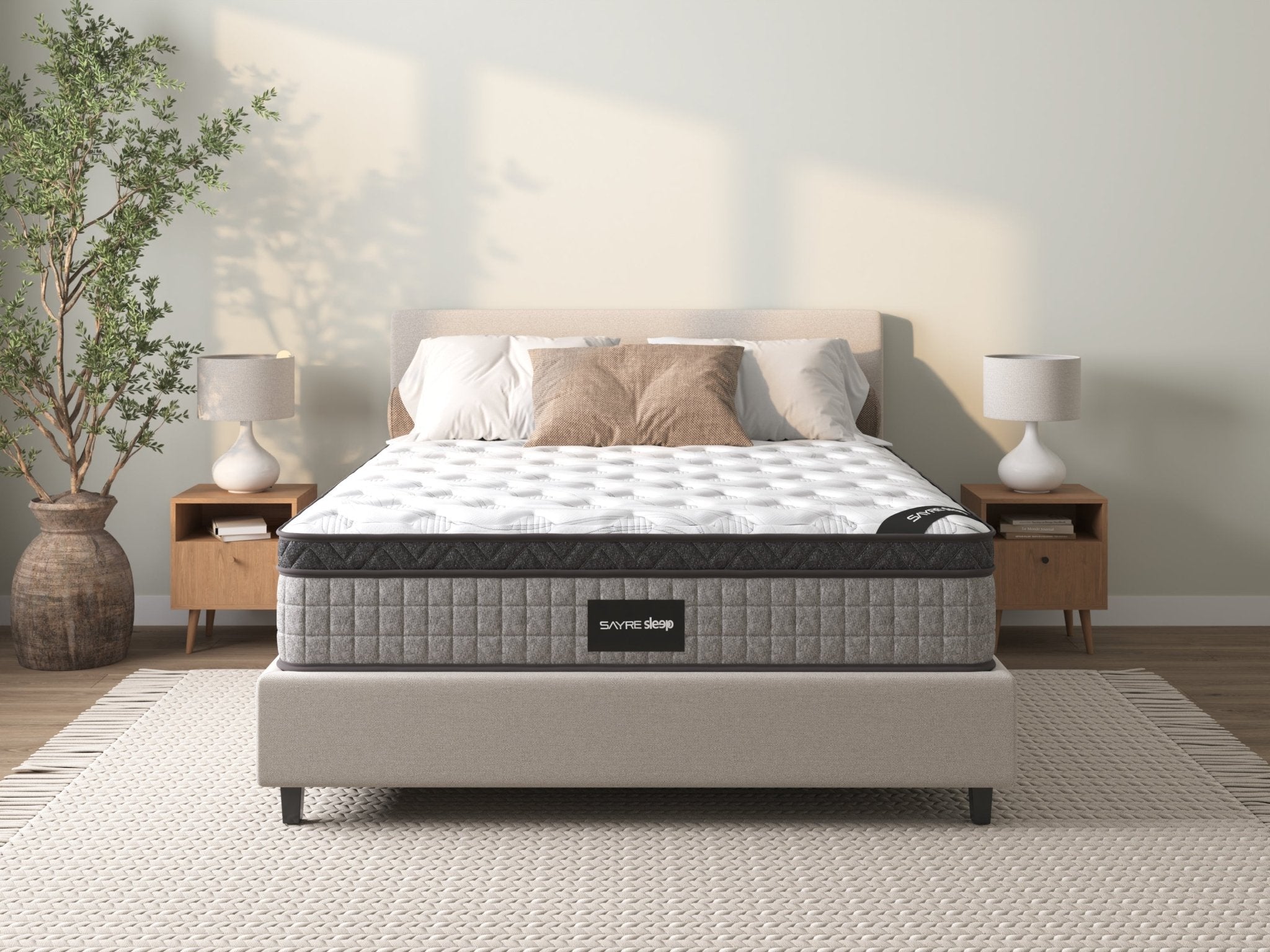 10" Twin Hybrid Mattress Gel Memory Foam - MidinMod Houston Tx Mid Century Furniture Store - Mattress 8