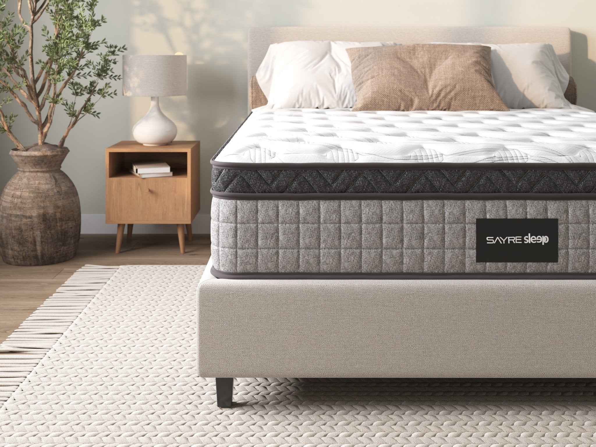 10" Full Hybrid Mattress Gel Memory Foam - MidinMod Houston Tx Mid Century Furniture Store - Mattress 8