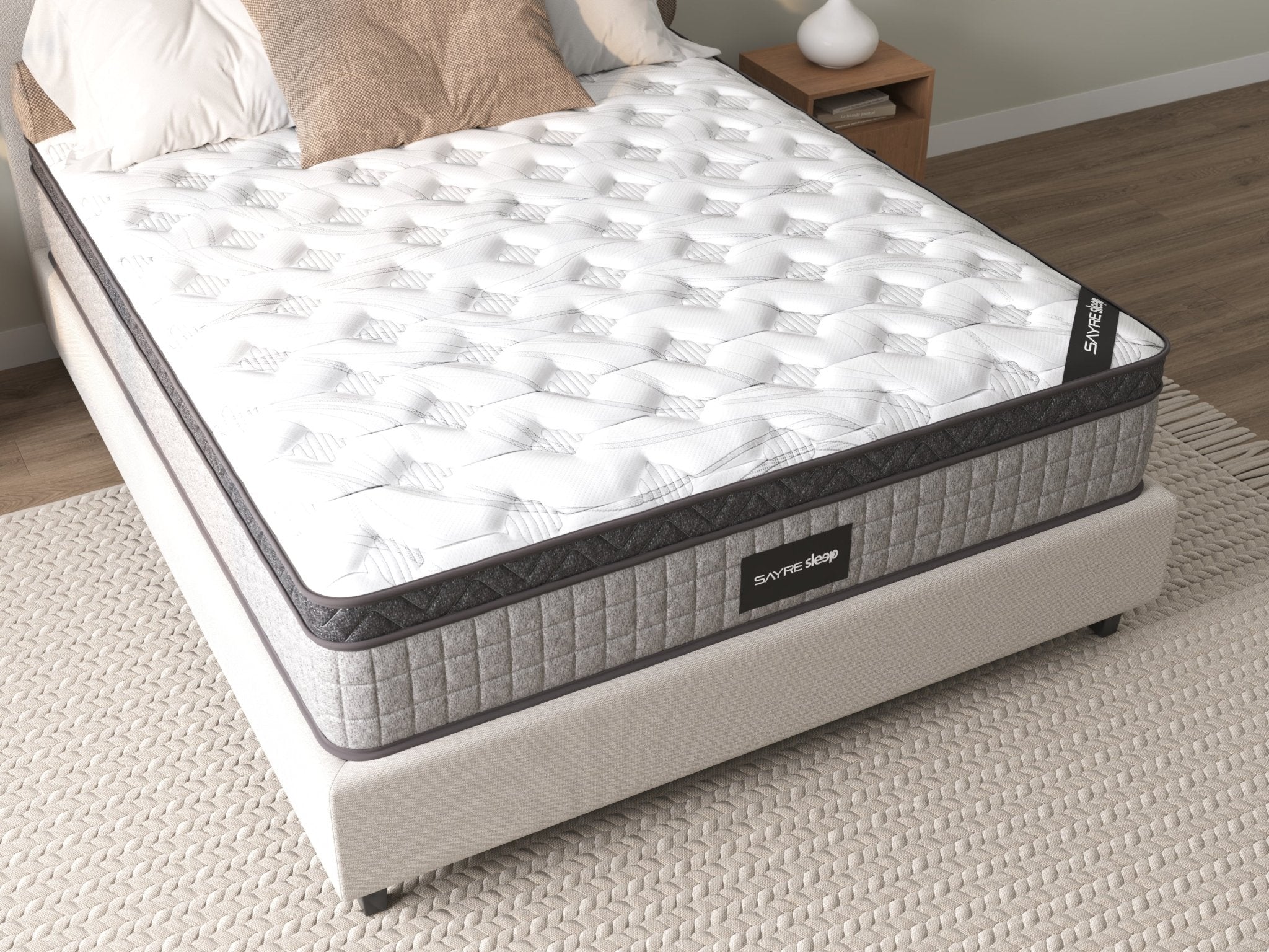 10" Twin Hybrid Mattress Gel Memory Foam - MidinMod Houston Tx Mid Century Furniture Store - Mattress 6