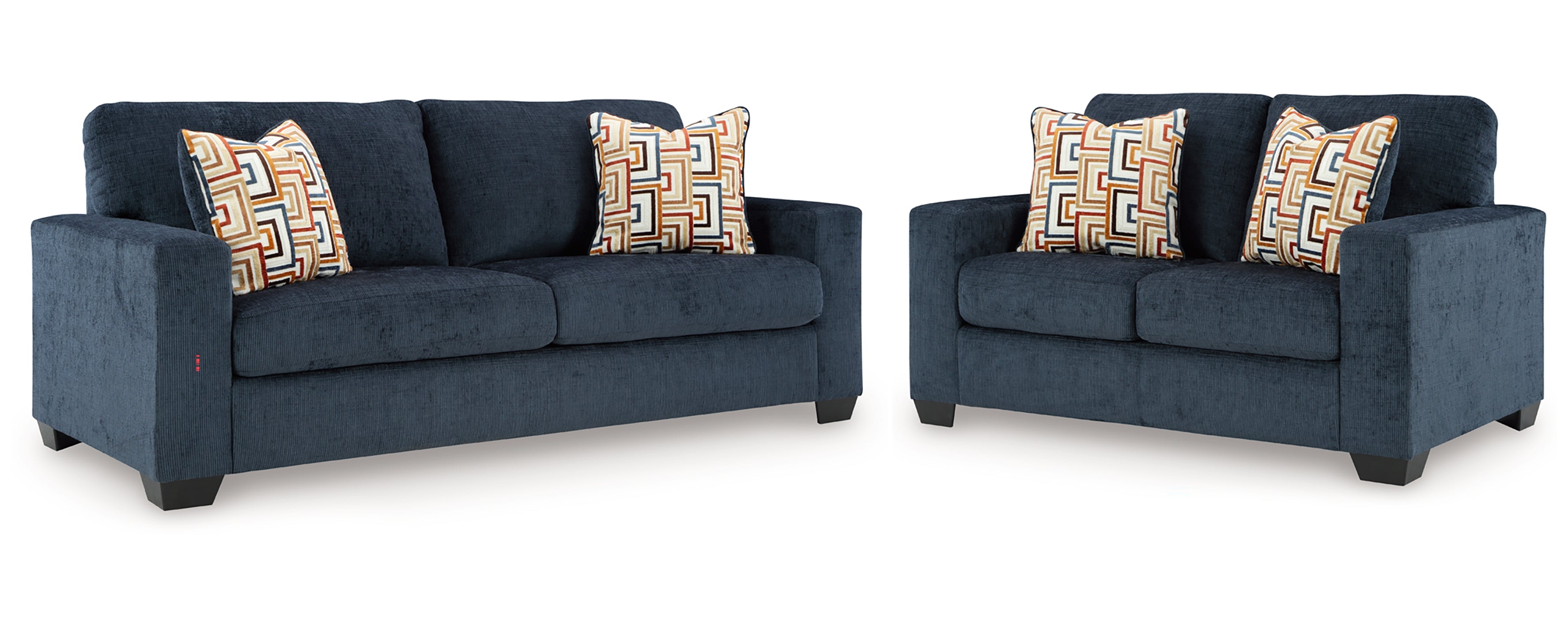 Aviemore Sofa and Loveseat - Navy