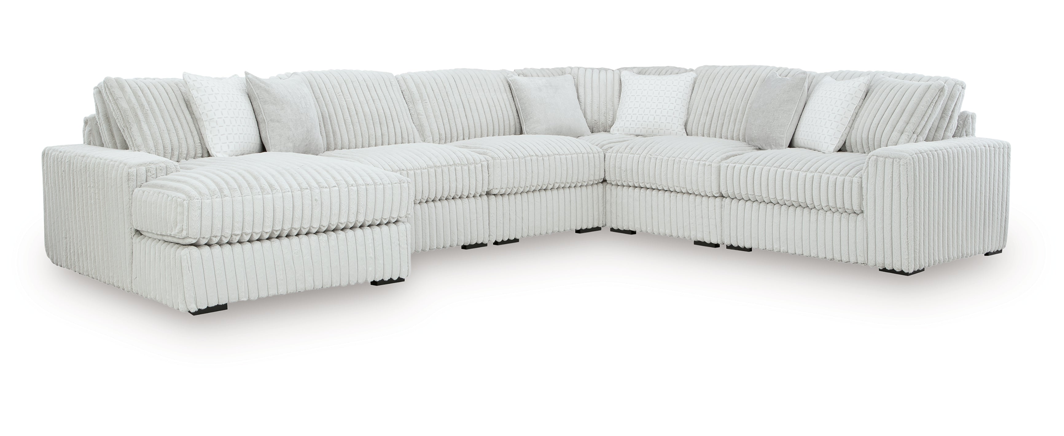 Stupendous 6-Piece Sectional with Left Chaise