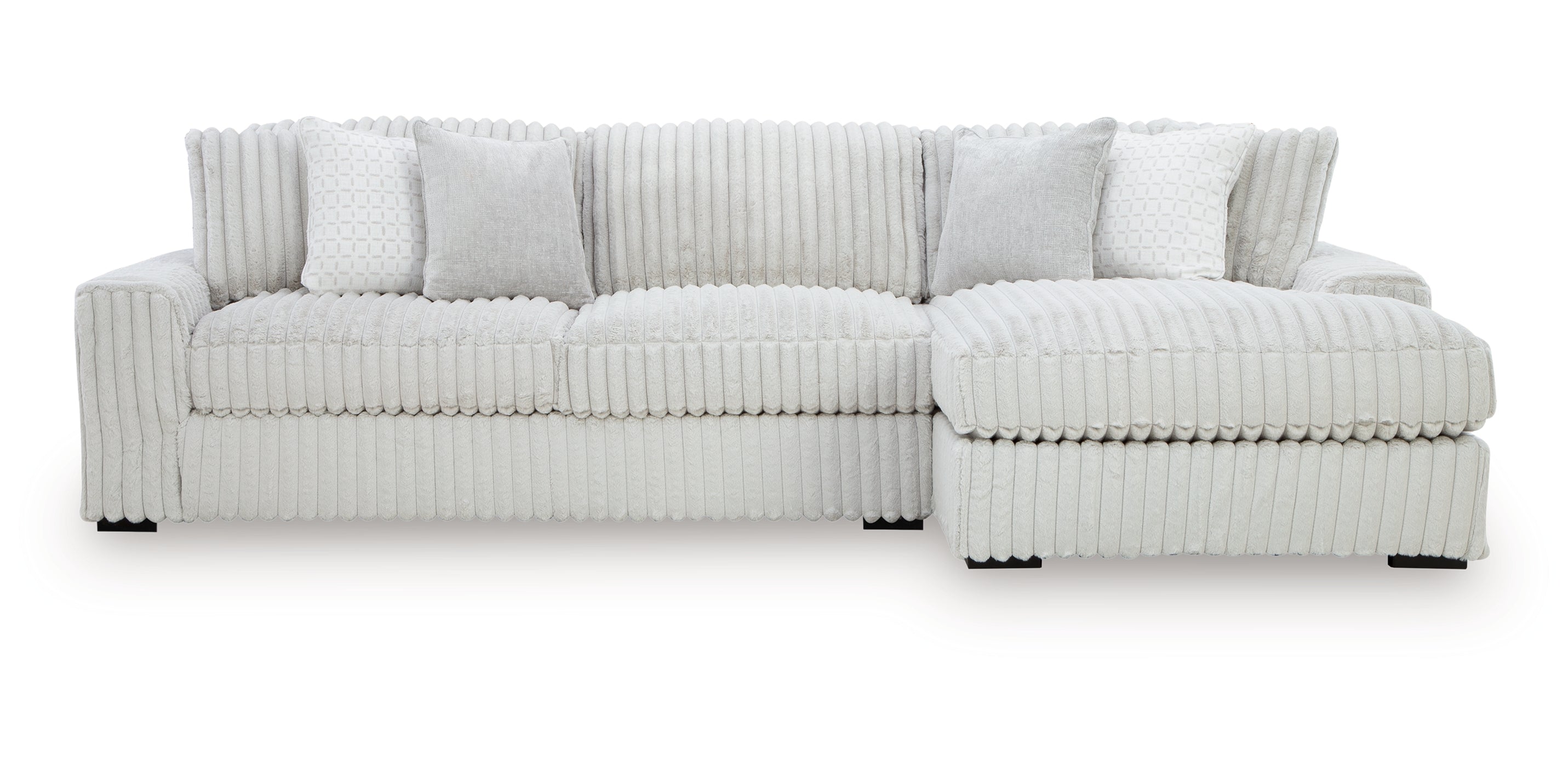 Stupendous 2-Piece Sectional with Right Chaise