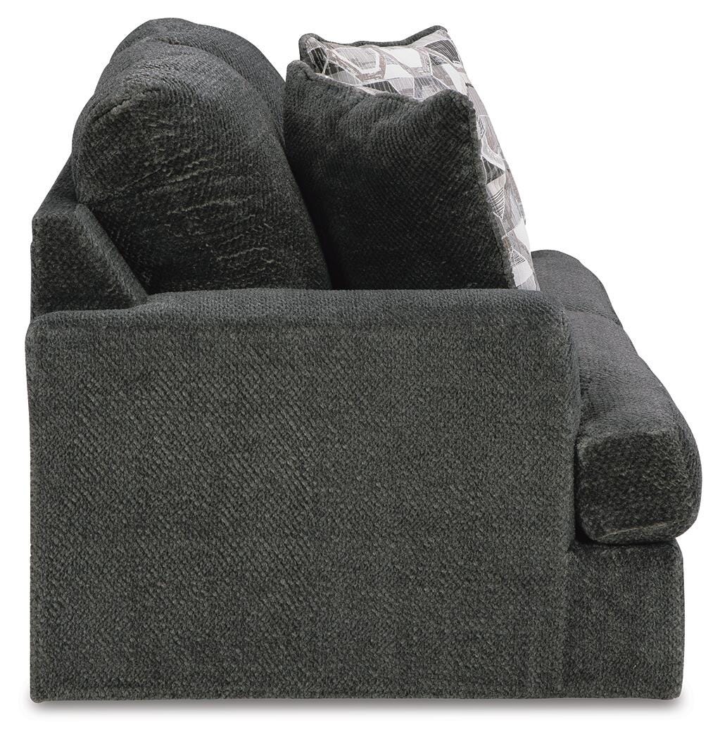 Karinne Sofa and Loveseat - Smoke