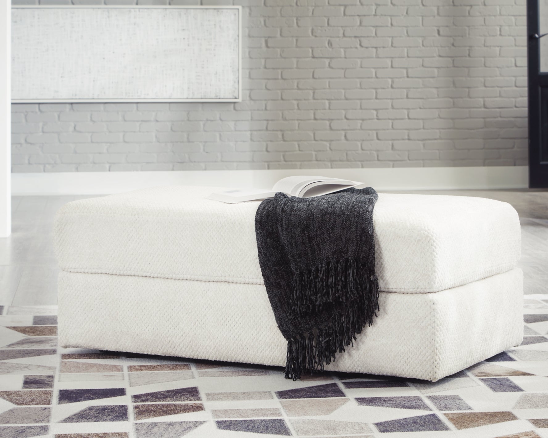 Karinne Oversized Accent Ottoman
