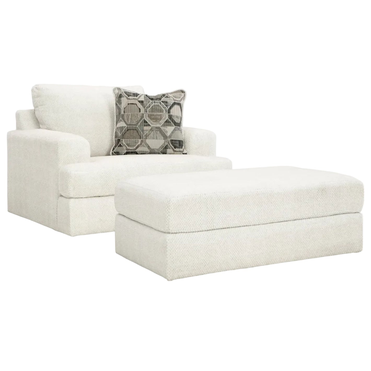 Karinne Chair and Ottoman