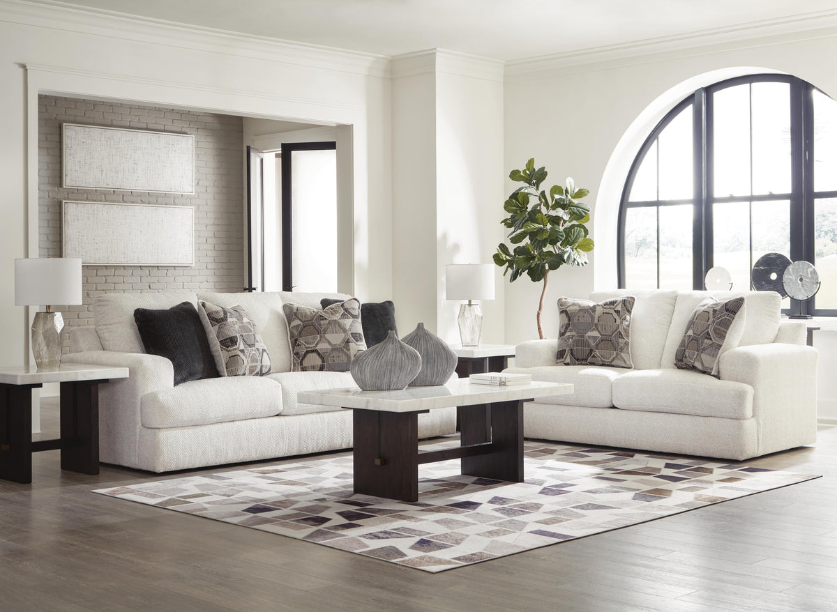Karinne Sofa and Loveseat - Linen