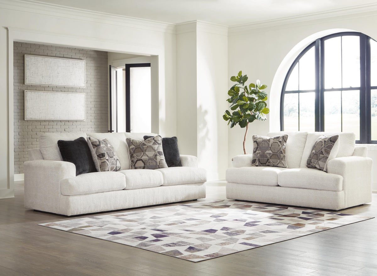 Karinne Sofa and Loveseat - Linen