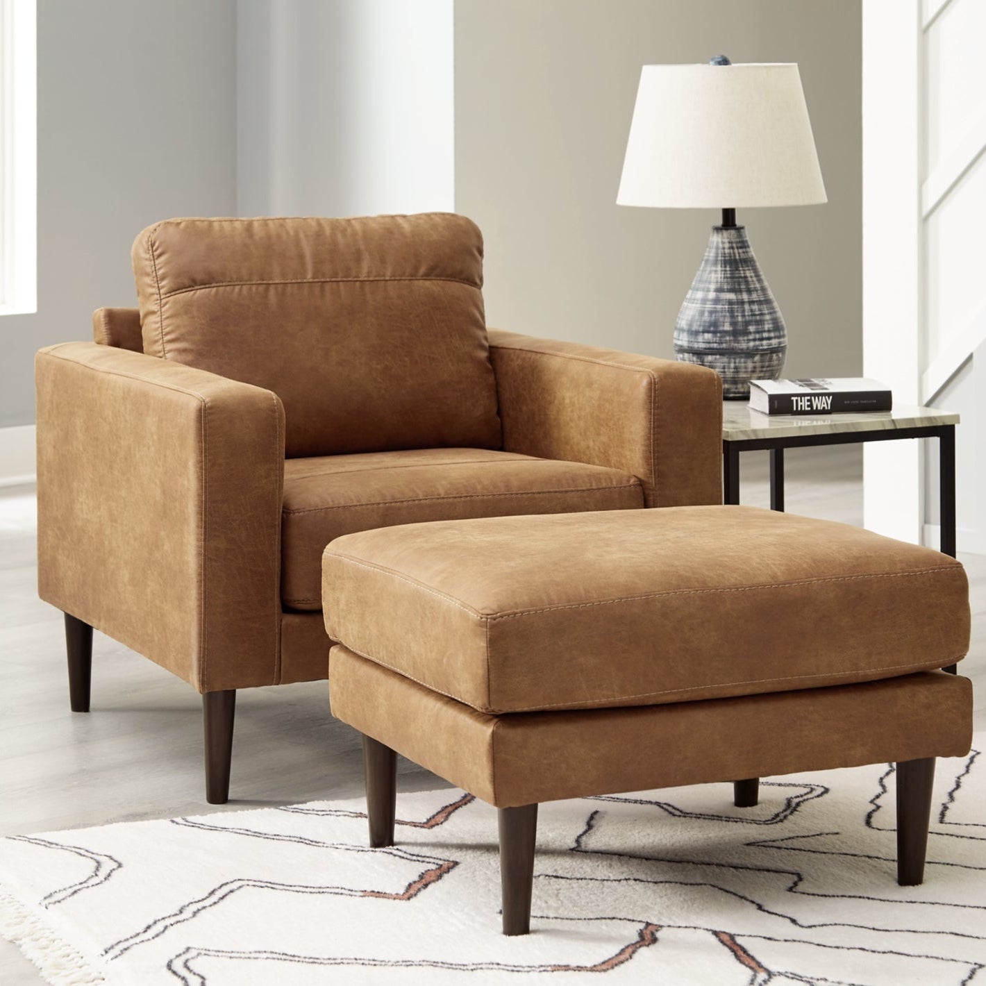 Telora Chair and Ottoman