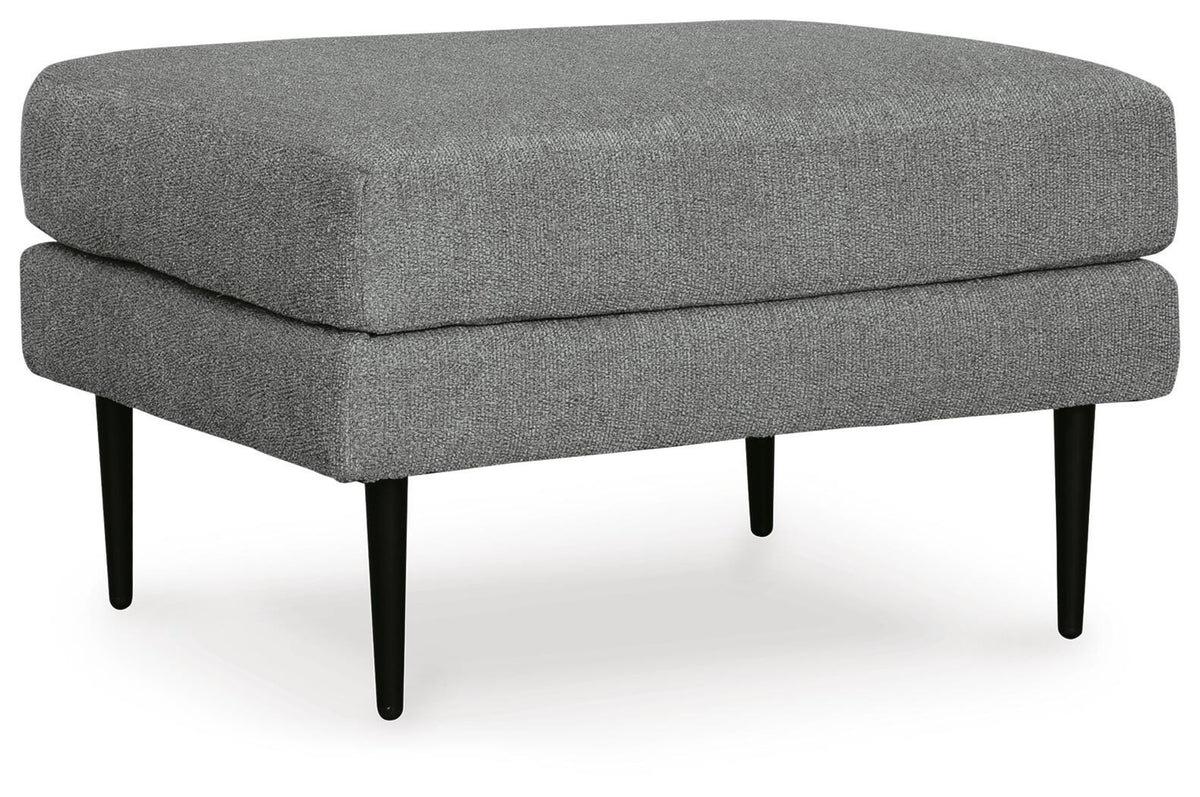 Hazela Ottoman - Charcoal
