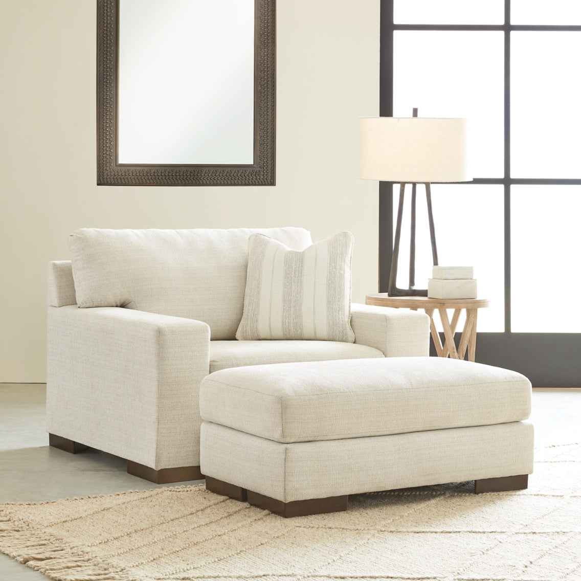 Maggie Chair and Ottoman