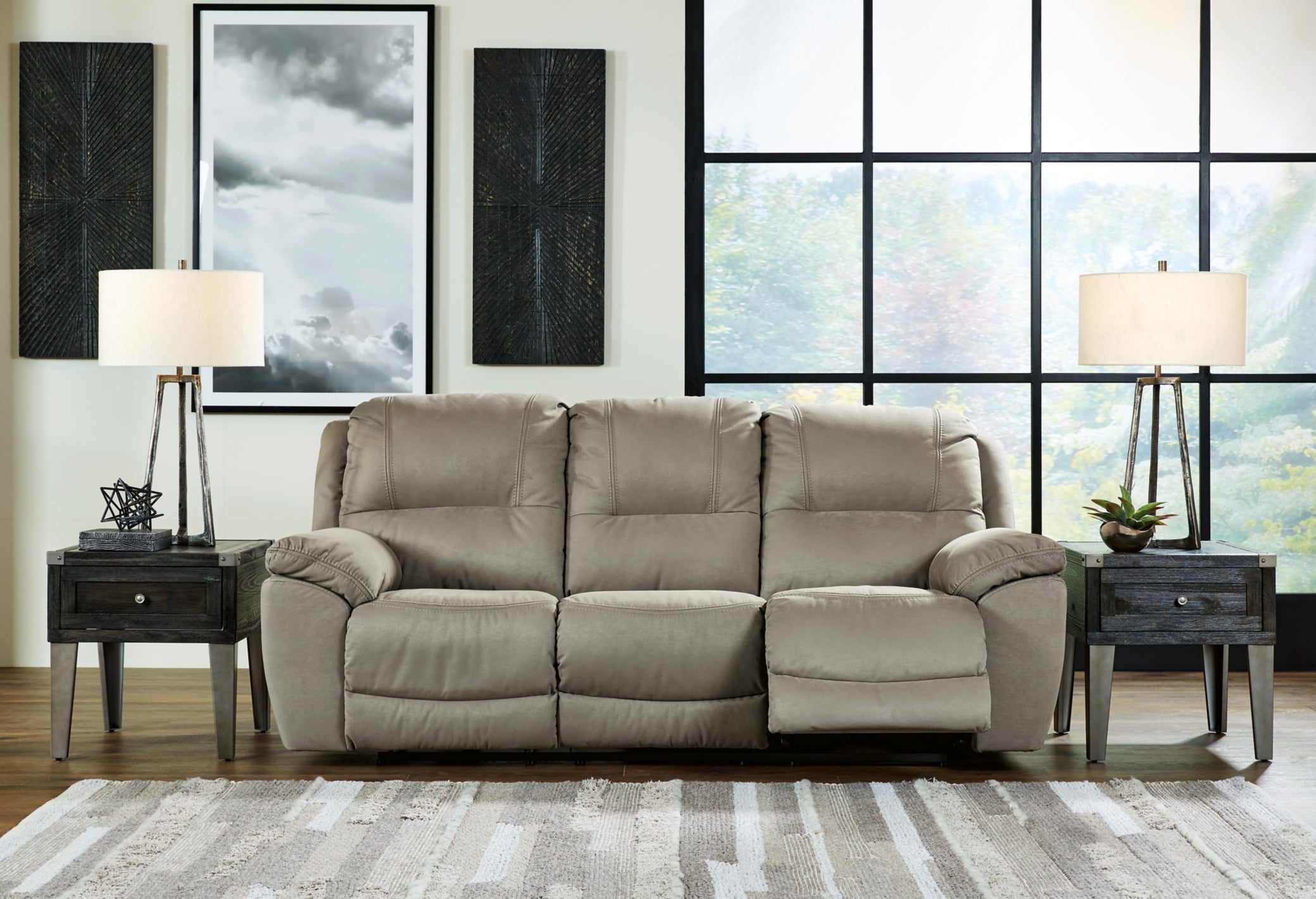 Next-Gen Gaucho Reclining Power Sofa - Gray
