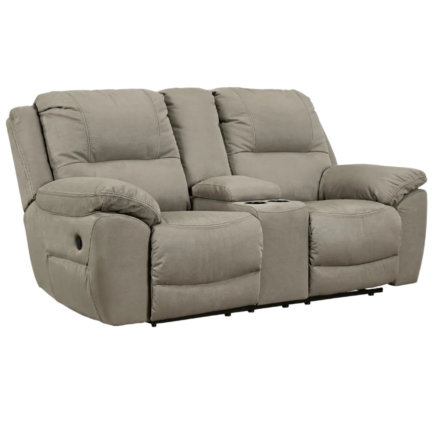 Next-Gen Gaucho DBL Rec Loveseat w/Console - Gray