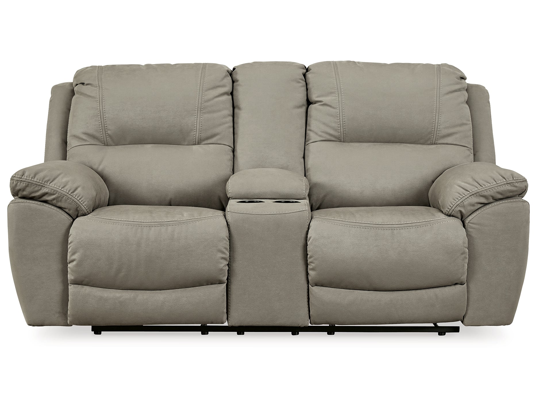 Next-Gen Gaucho DBL Rec Loveseat w/Console - Gray
