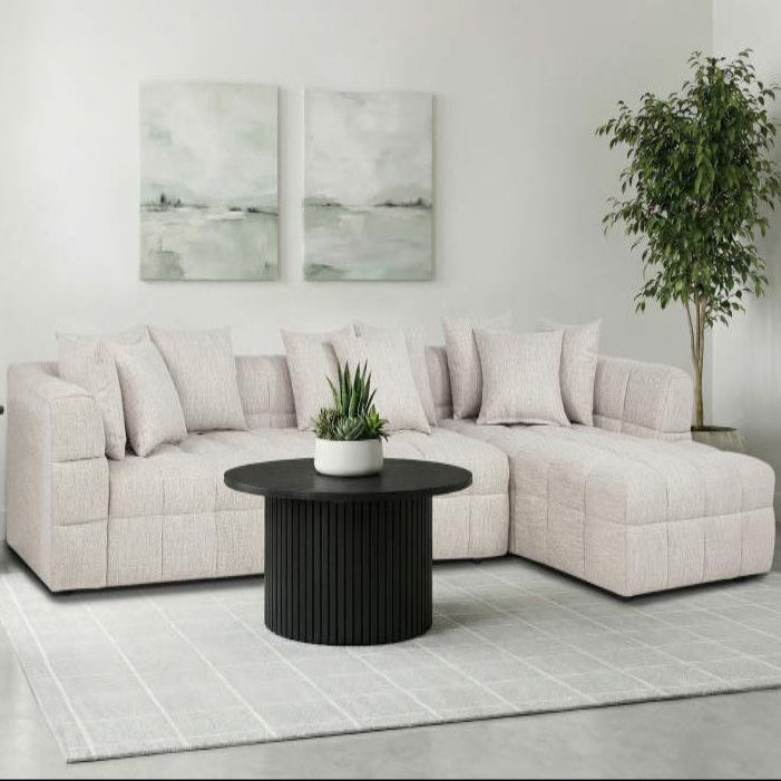 Amara 3-Piece Upholstered Sectional Sofa