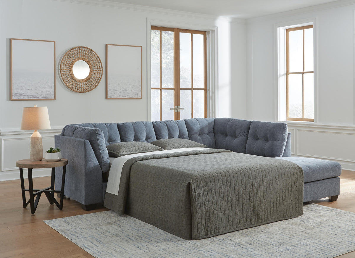Marleton 2-Piece Sleeper Sectional with Chaise - Right-Arm Chaise