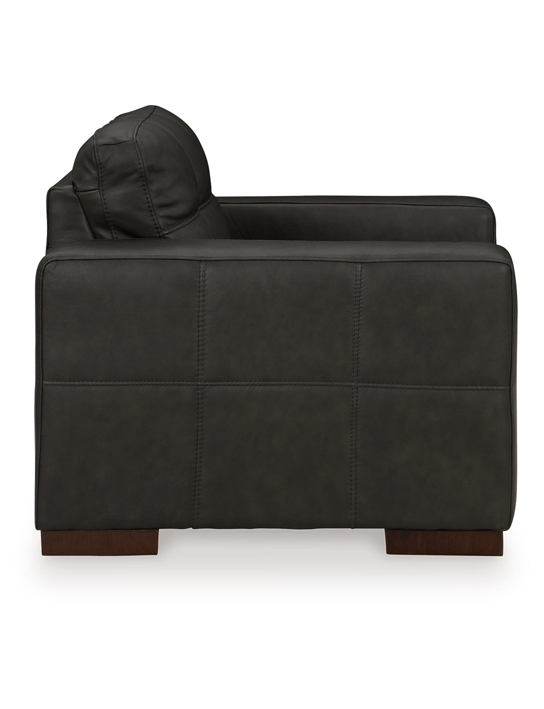 Luigi Chair and Ottoman - Natural