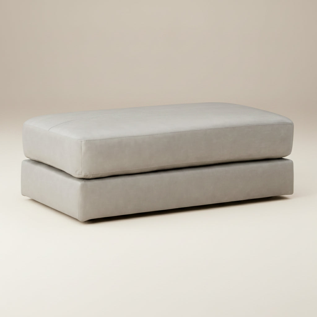 Amiata Oversized Accent Ottoman - Natural
