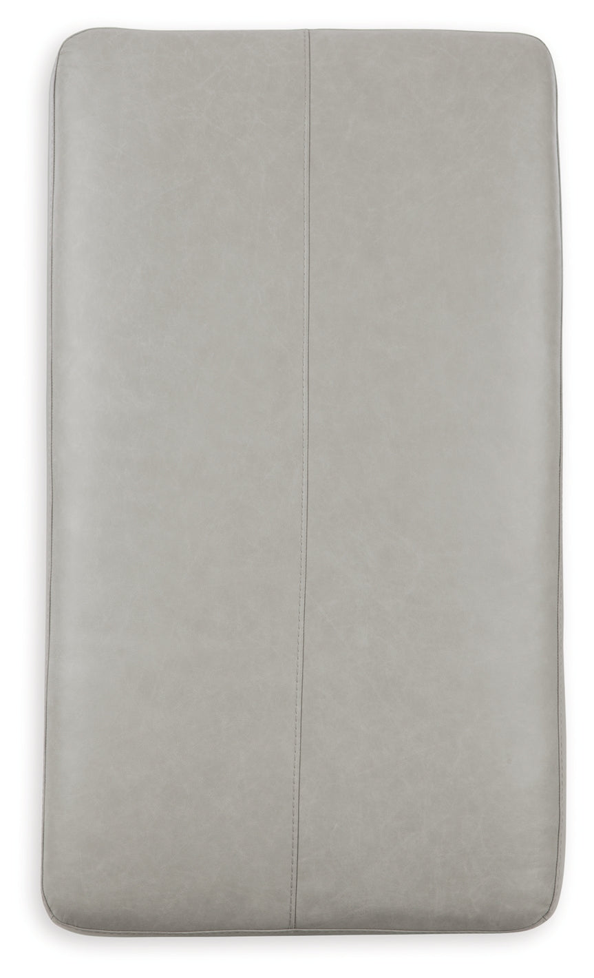 Amiata Oversized Accent Ottoman - Natural