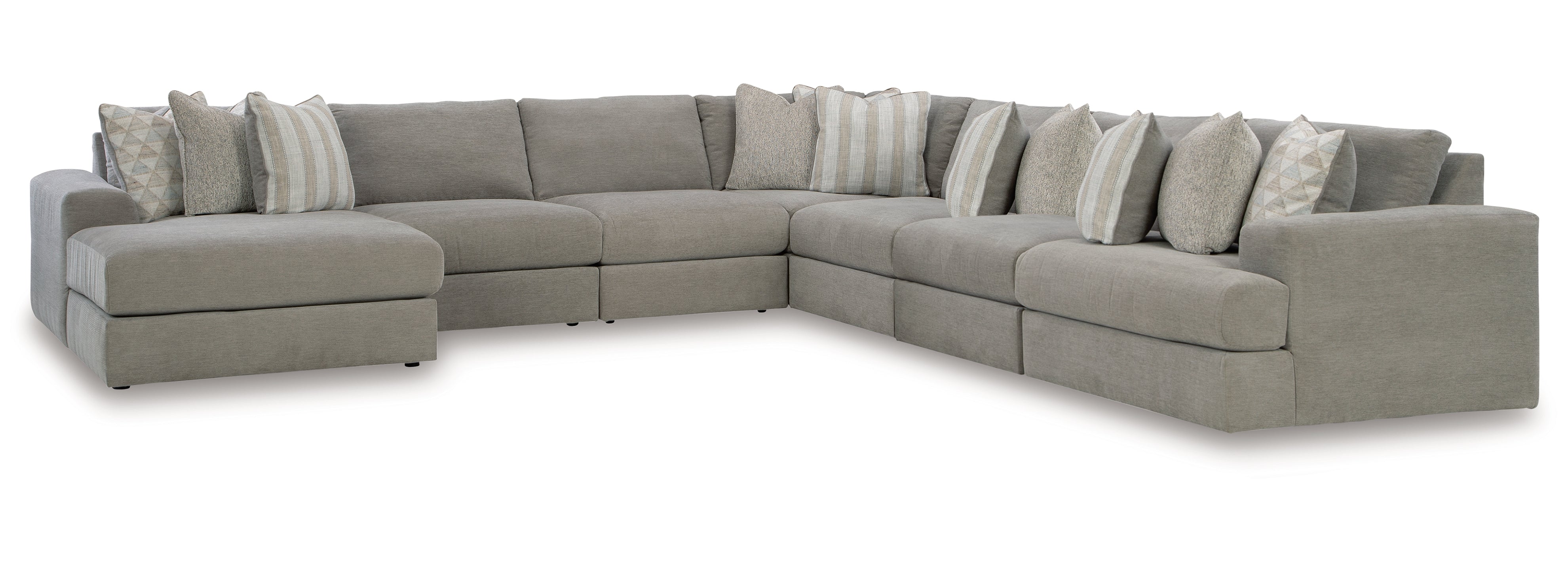 Avaliyah 7-Piece Sectional with Left Chaise