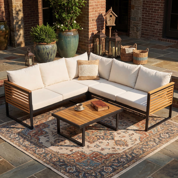 Outdoor Sofa Acacia Wood