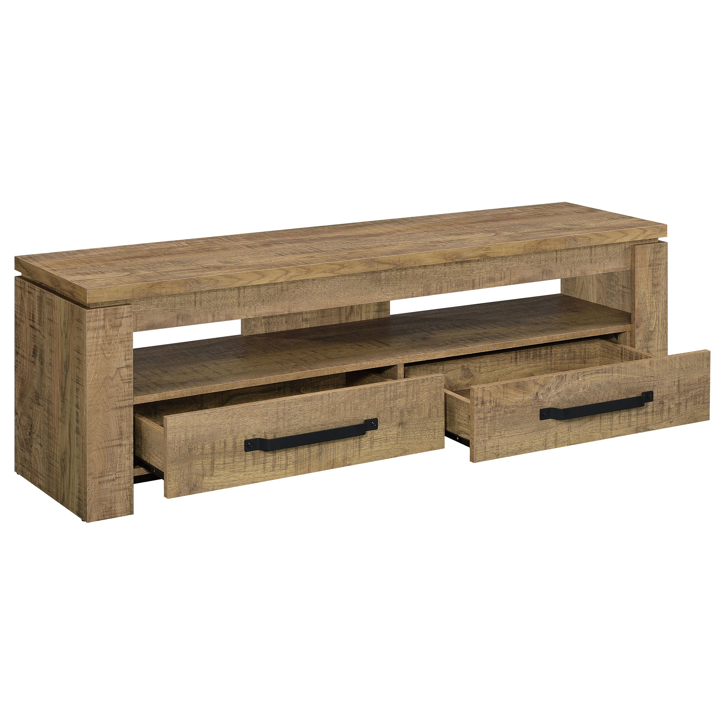 Elkton 2-drawer Engineered Wood 59-inch TV Stand Mango