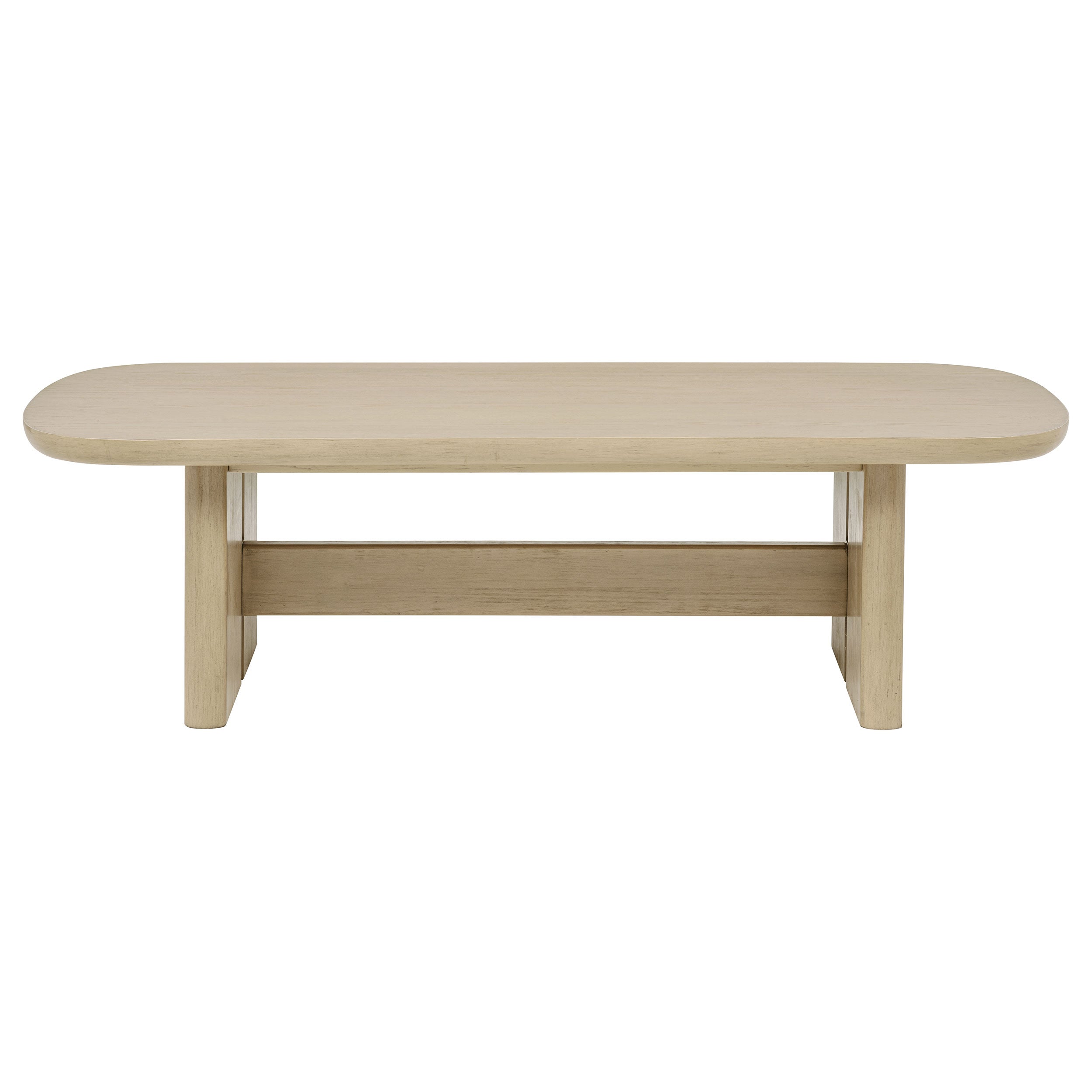 Kailani Coastal Rectangular Cocktail Coffee Table Beige Oak