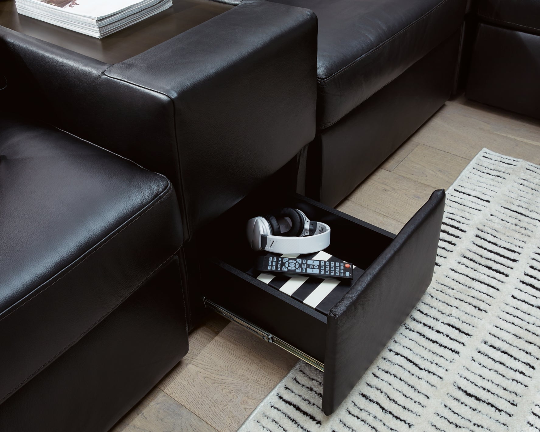 Modmax II 8-Piece Sectional with Left Chaise and Storage Consoles - Natural