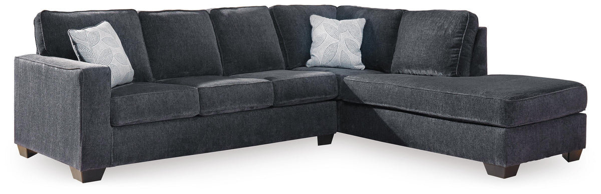Altari 2-Piece Sleeper Sectional with Chaise - Right-Arm Chaise