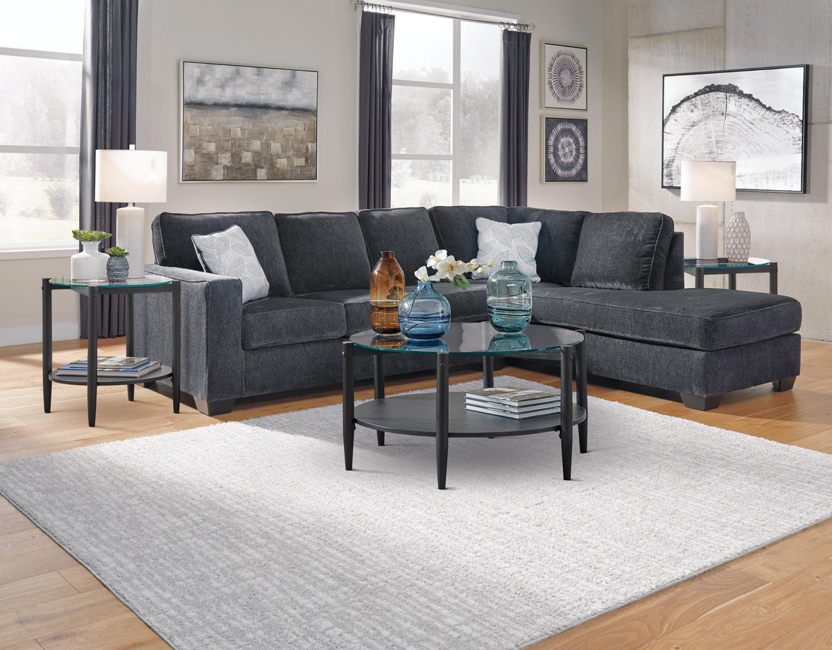 Altari 2-Piece Sleeper Sectional with Chaise - Right-Arm Chaise