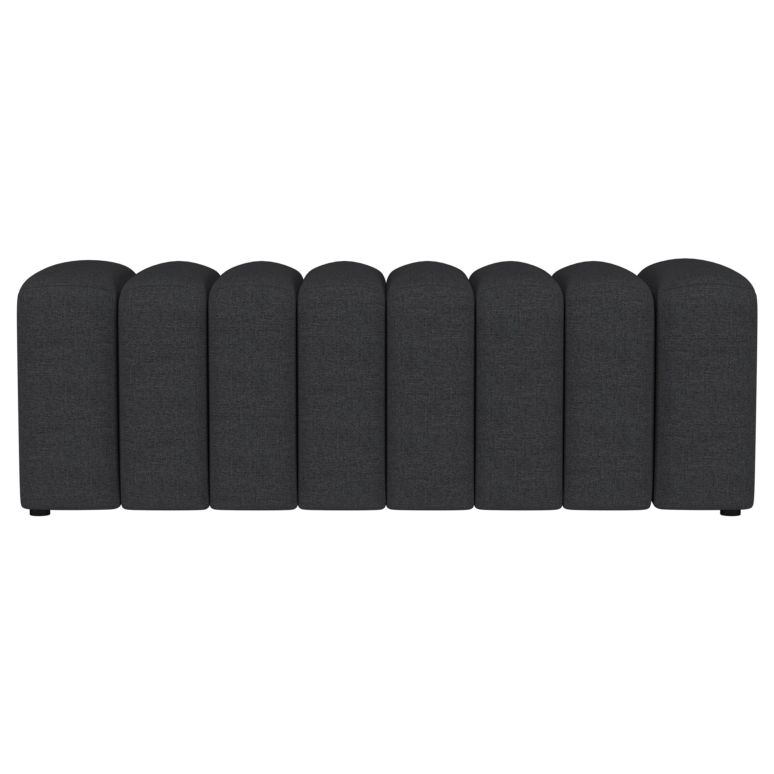 Summer Fabric Upholstered Tufted Accent Bench