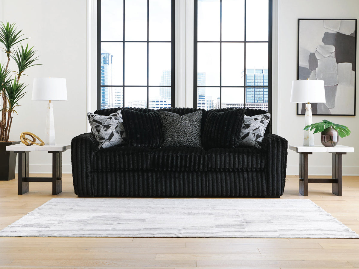 Midnight-Madness Sofa - Onyx