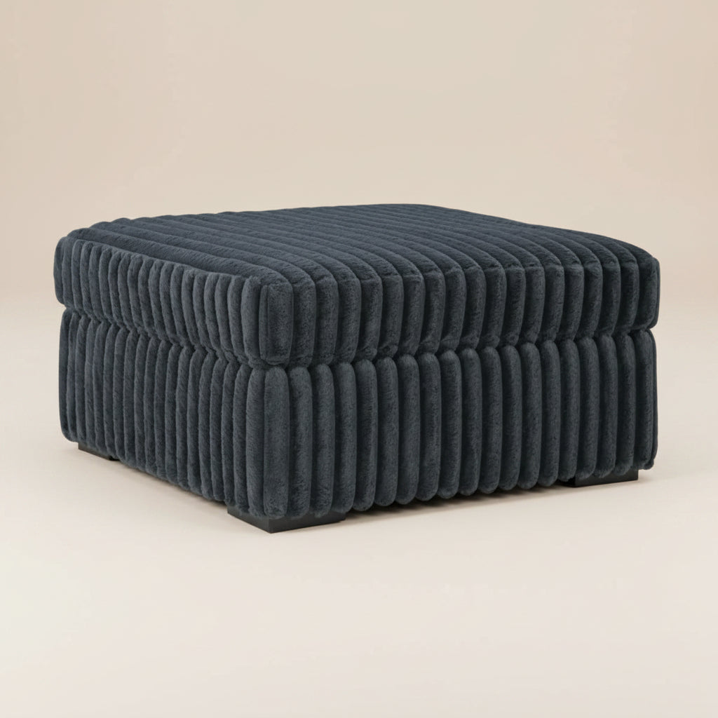 Midnight-Madness Oversized Accent Ottoman