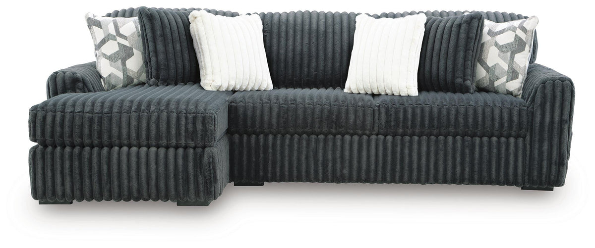 Midnight-Madness 2-Piece Sectional Sofa Chaise - Left-Arm Chaise
