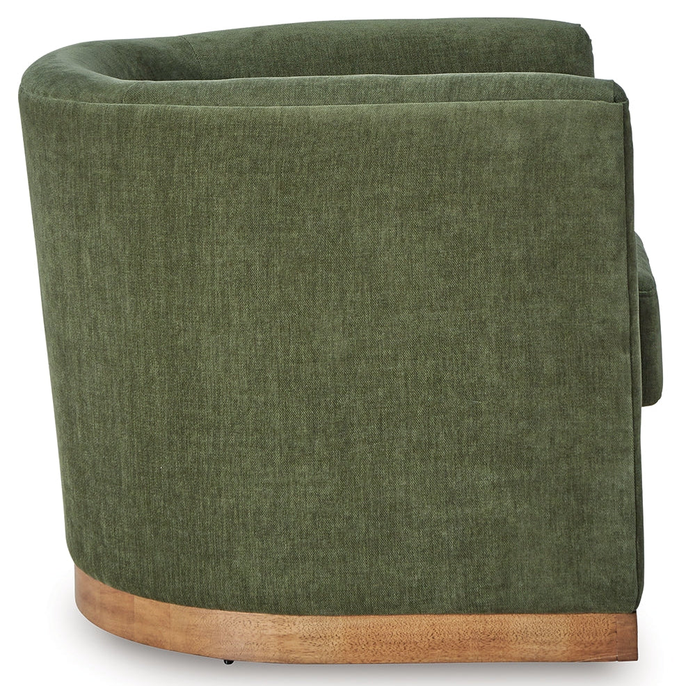 Jersonlow Swivel Accent Chair - Green